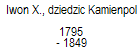 Iwon X., dziedzic Kamienpol 