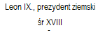 Leon IX., prezydent ziemski 